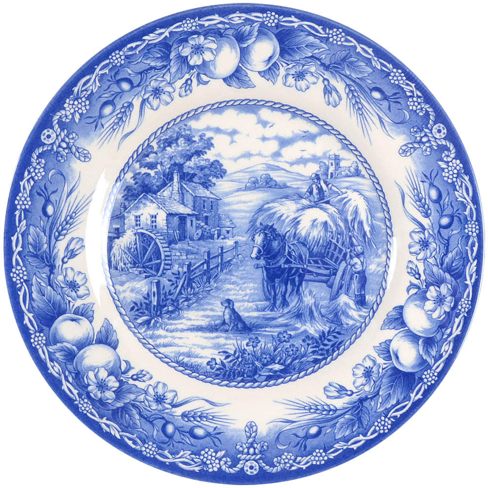 Hayride Blue Salad Plate by Royal Stafford-1