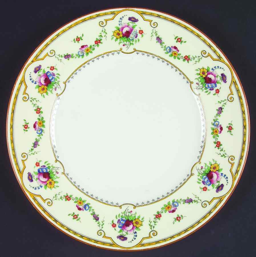 Sledmere (Cream Rim) Dinner Plate by Royal Cauldon-1