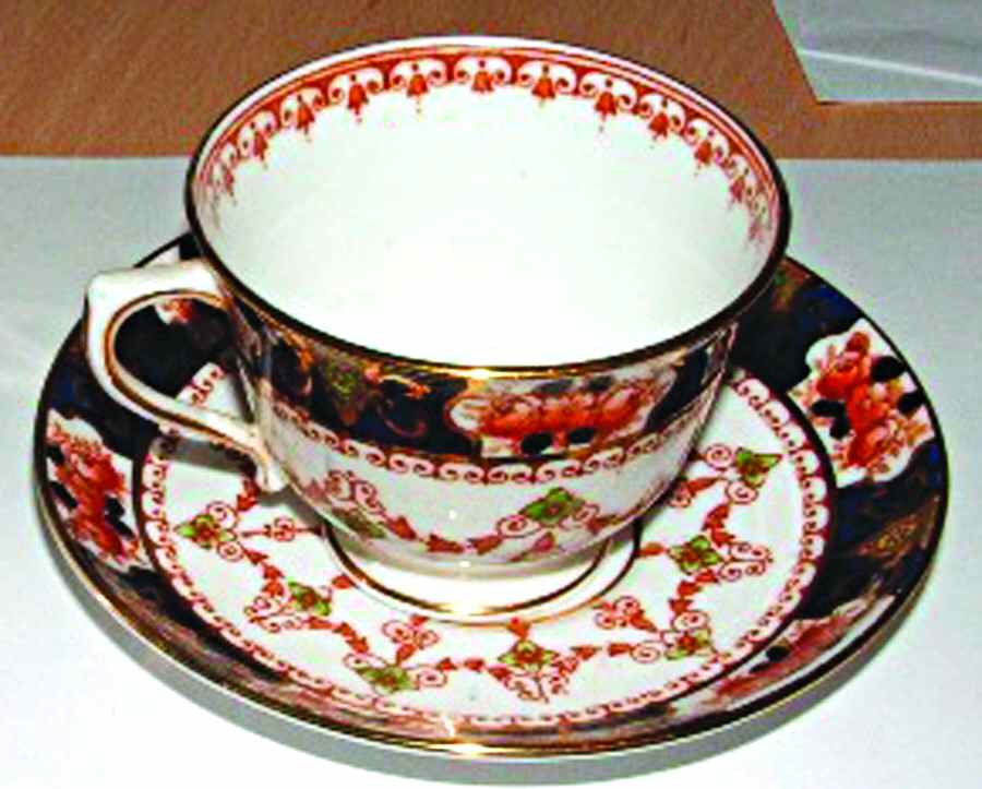 2843 Footed Cup & Saucer Set by Royal Stafford-1
