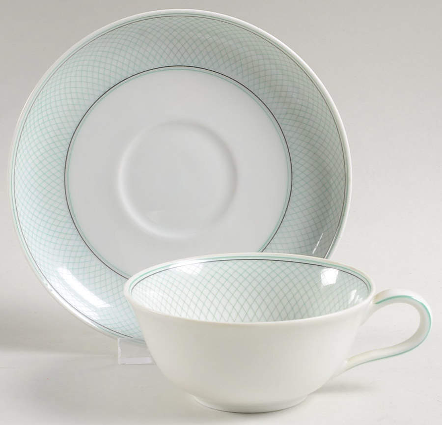 R1687 Flat Cup & Saucer Set by Rosenthal - Continental-1
