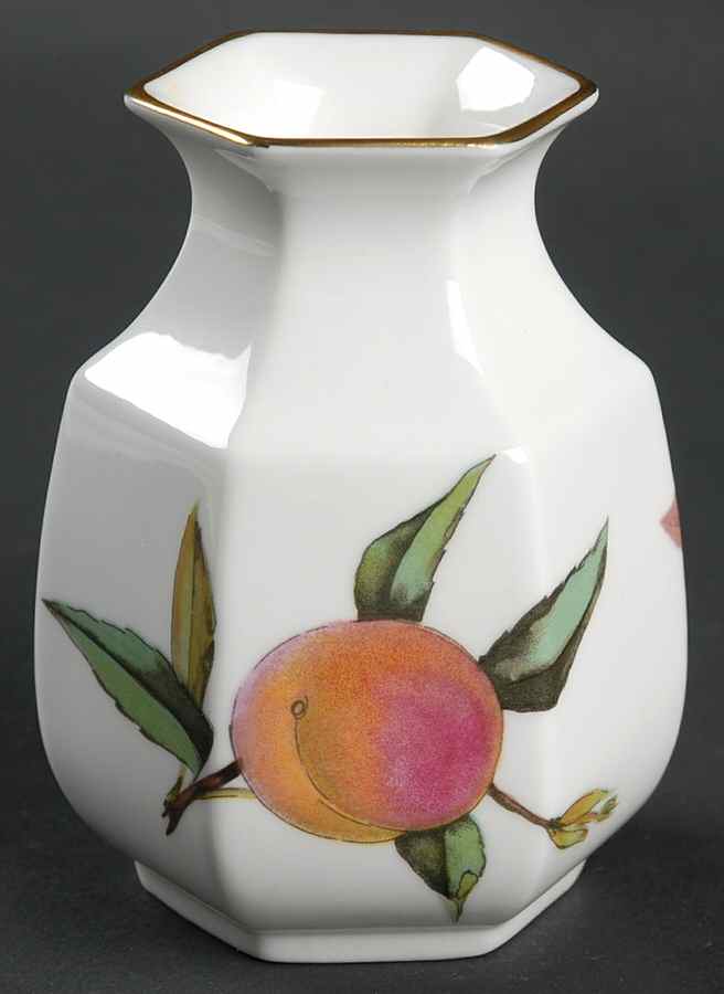Evesham Gold 3" Bud Vase by Royal Worcester-1