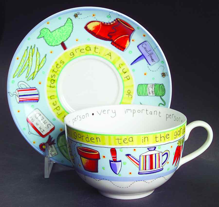 Vip Cup & Saucers Jumbo Cup & Saucer Set by Royal Worcester-1