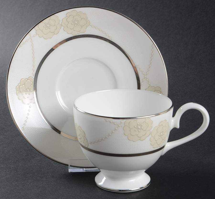 Enchantment Footed Cup & Saucer Set by Royal Doulton-1