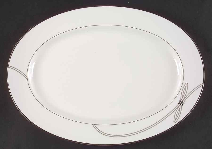 Grace 14" Oval Serving Platter by Royal Doulton-1
