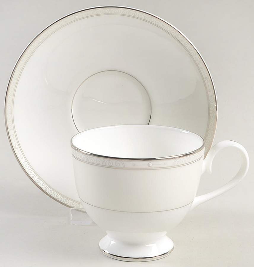 French Quarter Footed Cup & Saucer Set by Royal Doulton-1