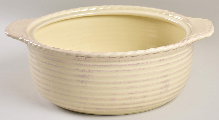Bellini Cream 2.5 Qt Round Casserole No Lid by Roscher & Co-1