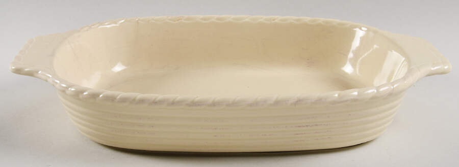 Bellini Cream 11" Rectangular Baker by Roscher & Co-1