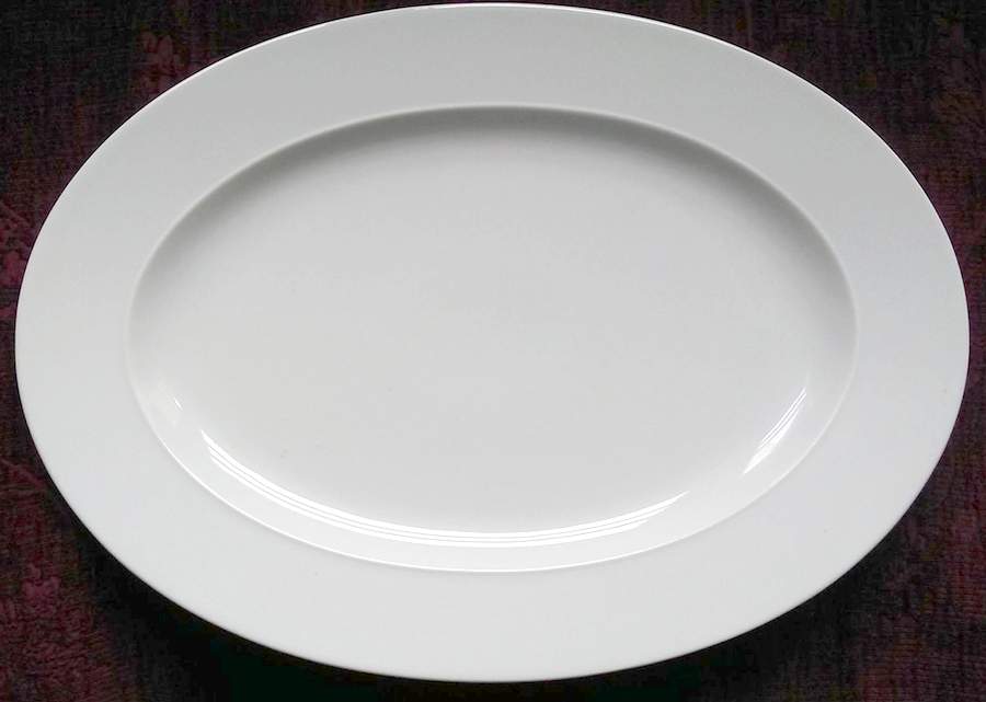 Ikarus White 13" Oval Serving Platter by Rosenthal - Continental-1