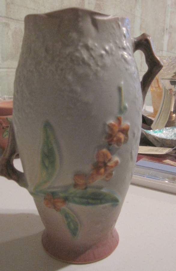 Bittersweet Terra Cotta 8" Vase by Roseville-1