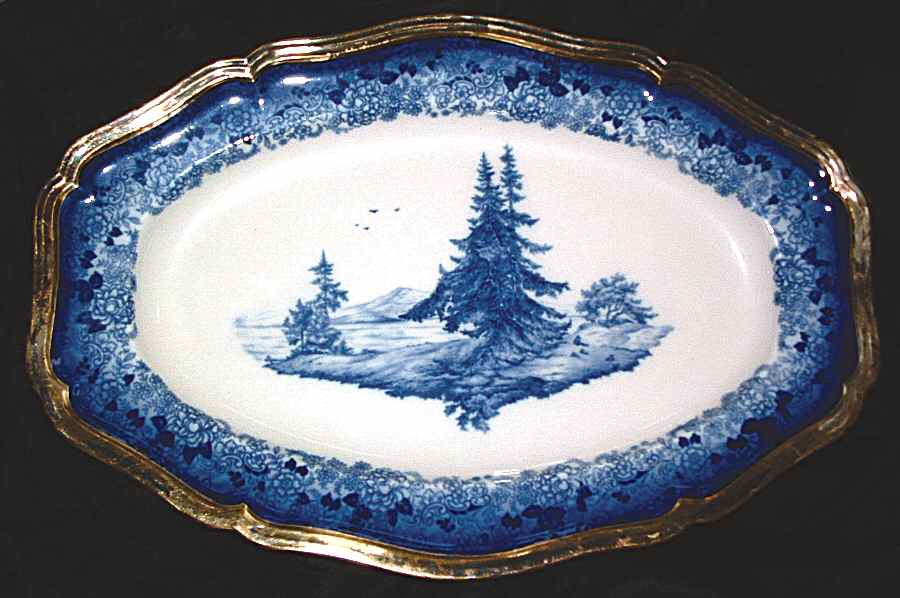 R1691 12" Oval Serving Platter by Rosenthal - Continental-1