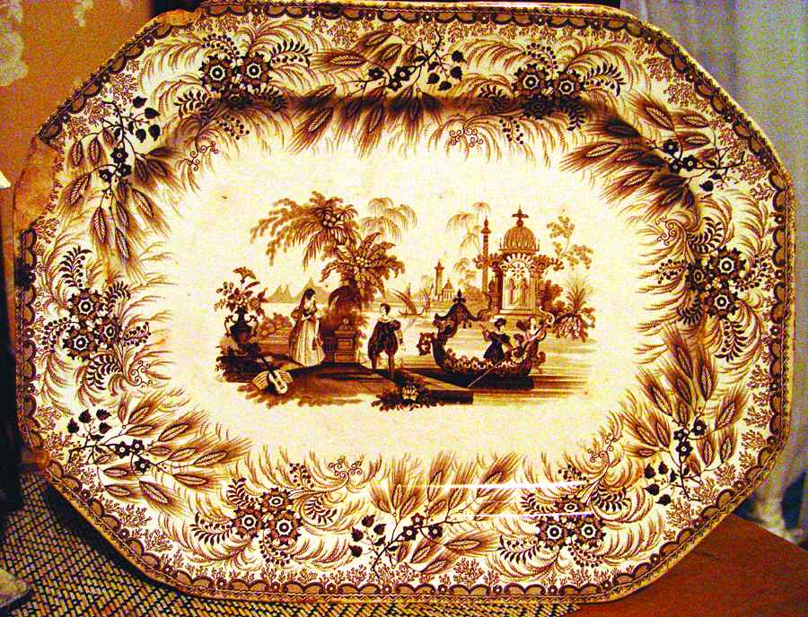 Bosphorus, The 15" Oval Serving Platter by Ralph Hall-1