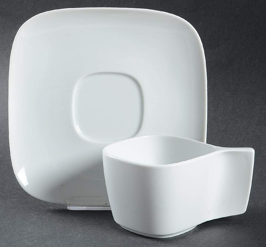 A la Carte Tatami Cappuccino Cup & Saucer Set by Rosenthal - Continental-1