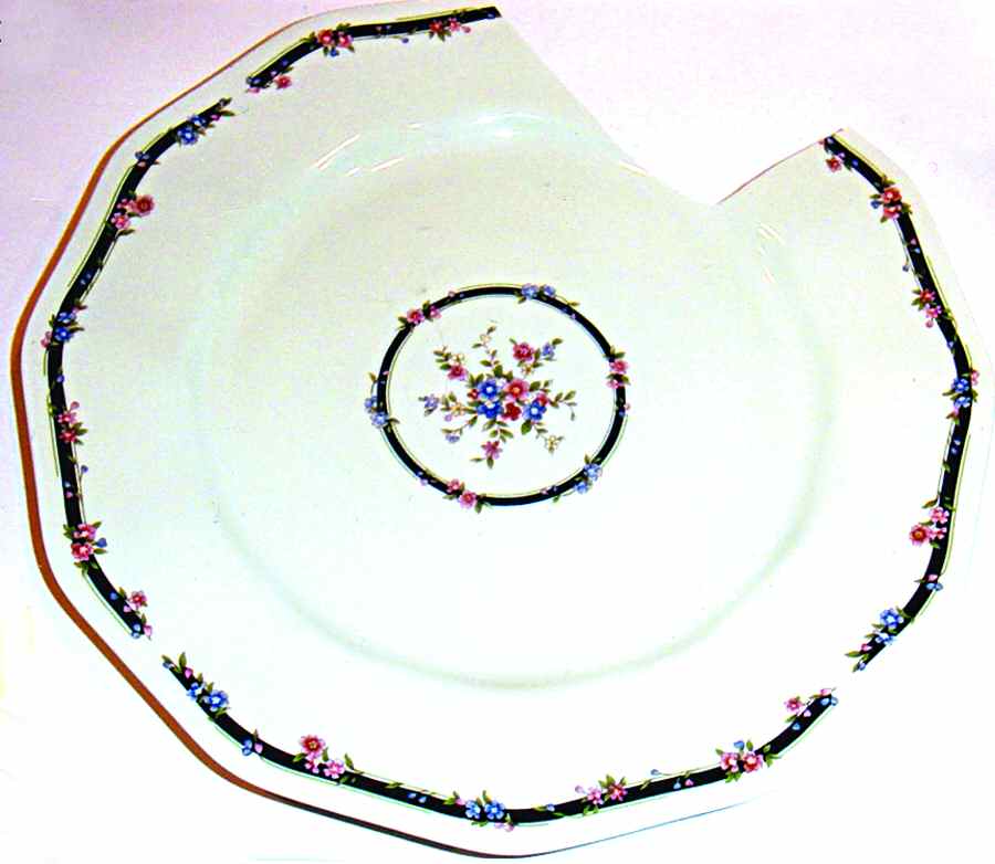 Flower Lane 12" Chop Plate (Round Platter) by Ranmaru-1