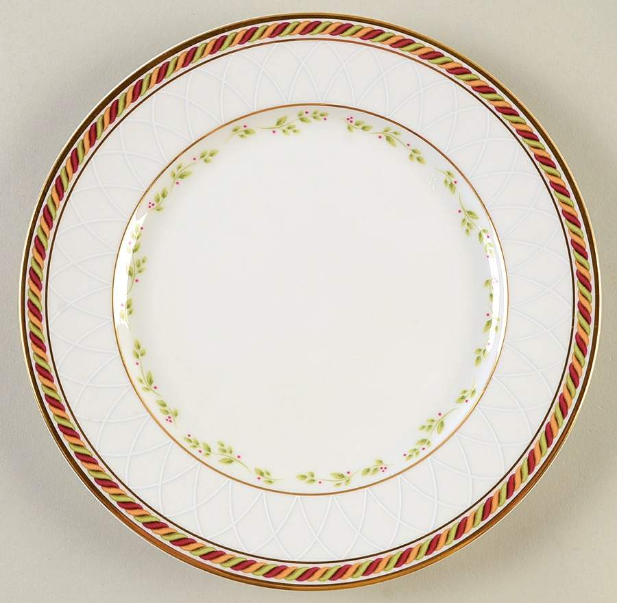 Seasons of Colour White Salad Plate by Royal Albert-1