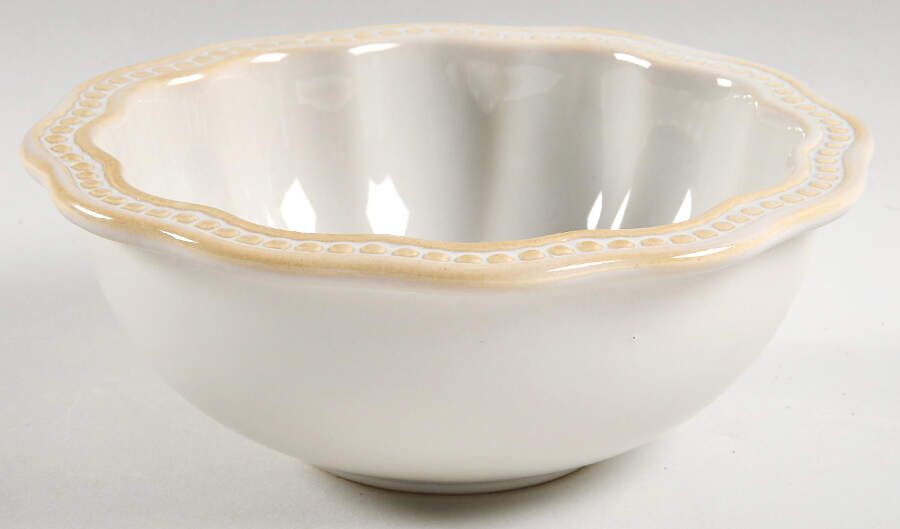 Hobnail Cream Coupe Cereal Bowl by Roscher & Co-1