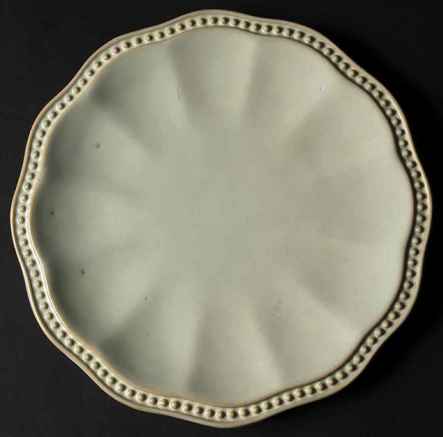 Hobnail Cream Salad Plate by Roscher & Co-1