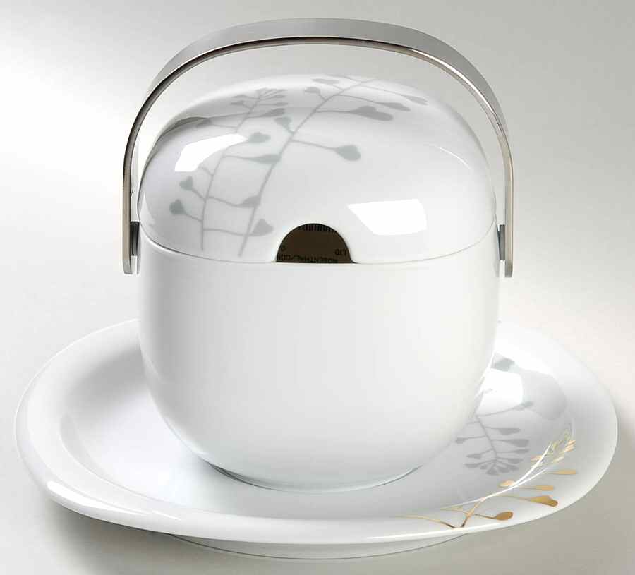 Celebration Sauce Boat & Lid with Underplate by Rosenthal - Continental-1