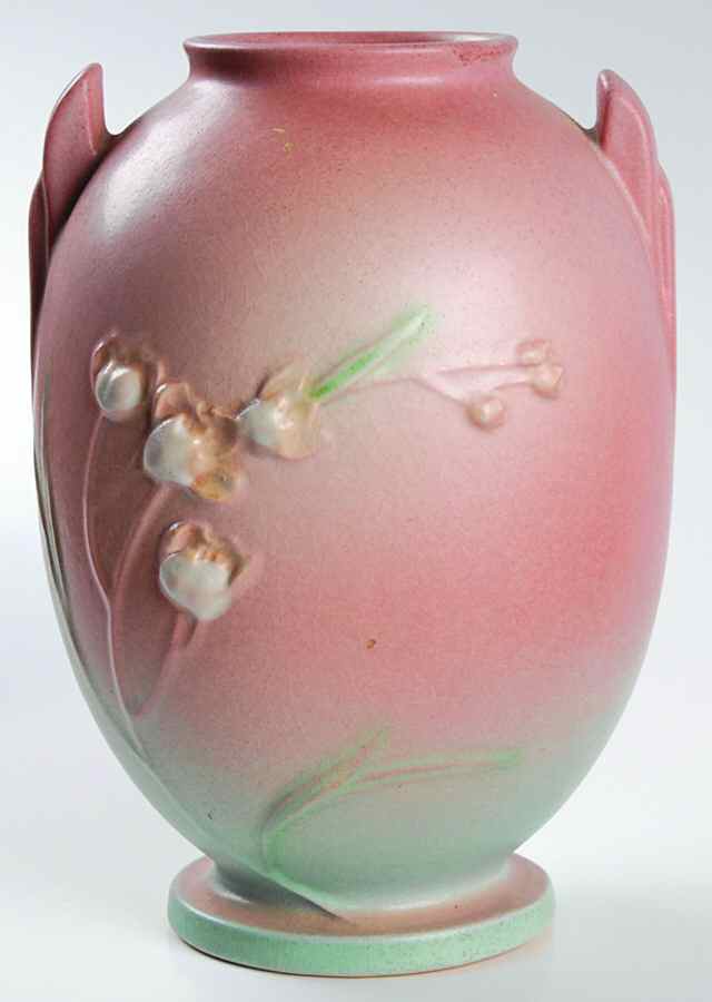 Ixia Coral (Pink) 7" Vase by Roseville-1