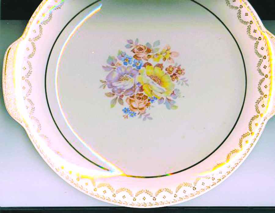 Royal Splendor Handled Cake Plate by Royal (USA)-1