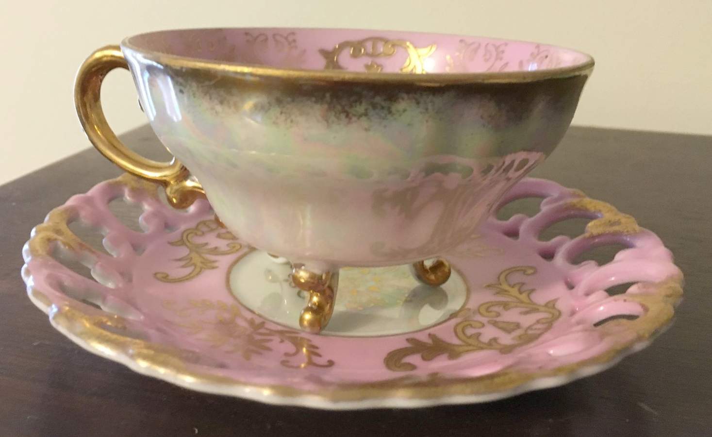 RSY28 Footed Cup & Saucer Set by Royal Sealy-1