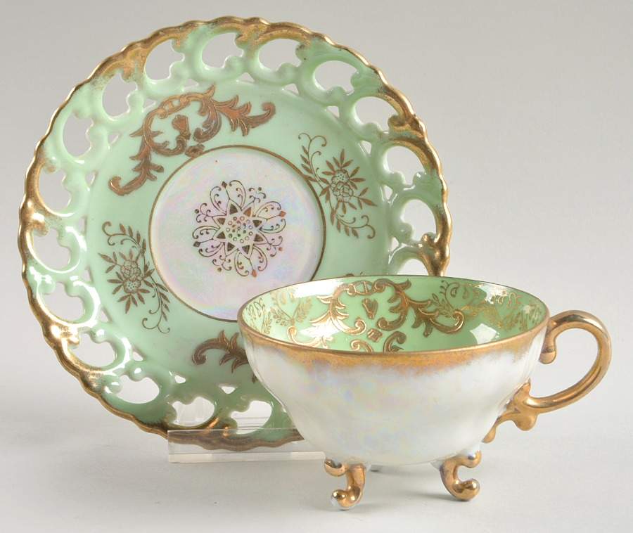 RSY28 Footed Cup & Saucer Set by Royal Sealy-1