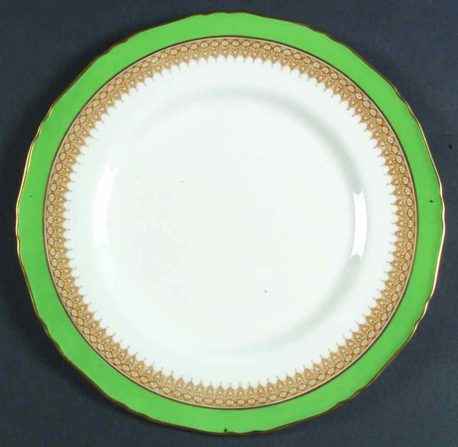 Admiration Green Dinner Plate by Royal Worcester-1