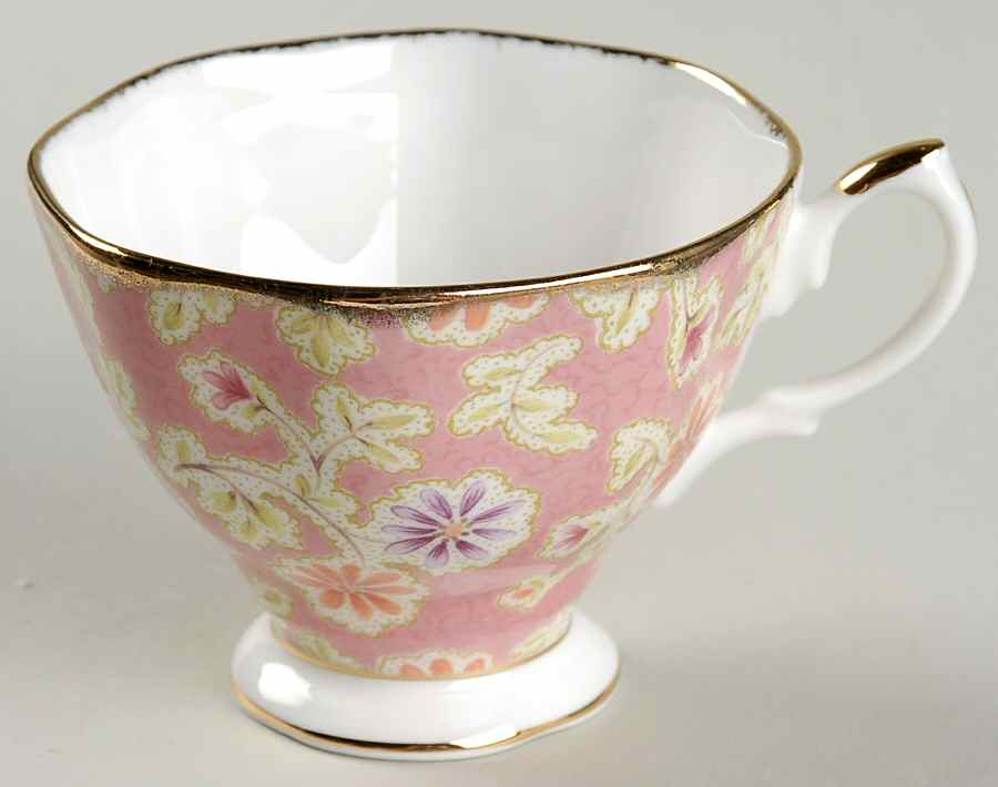 Vintage Floral Collection Footed Cup by Royal Albert-1
