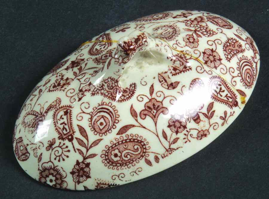 Chintz Brown Lid for Sugar Bowl by Ridgway (Ridgways)-1