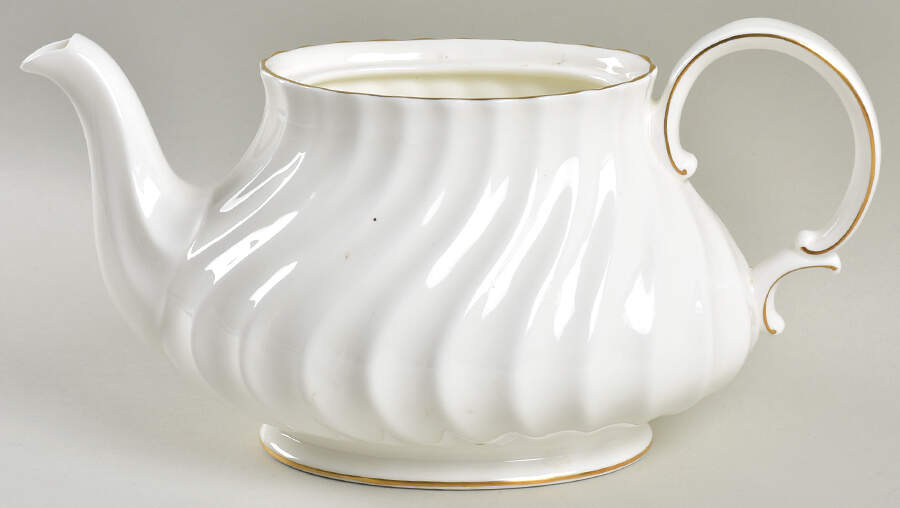 Minuet (Gold Trim) Teapot No Lid by Royal Doulton-1