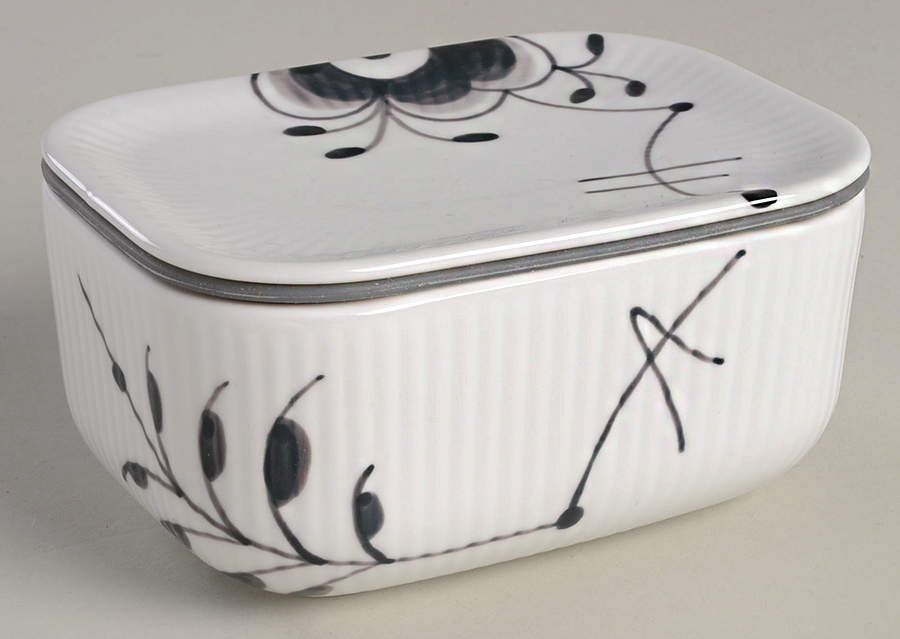 Mega Black Butter Box & Lid by Royal Copenhagen-1