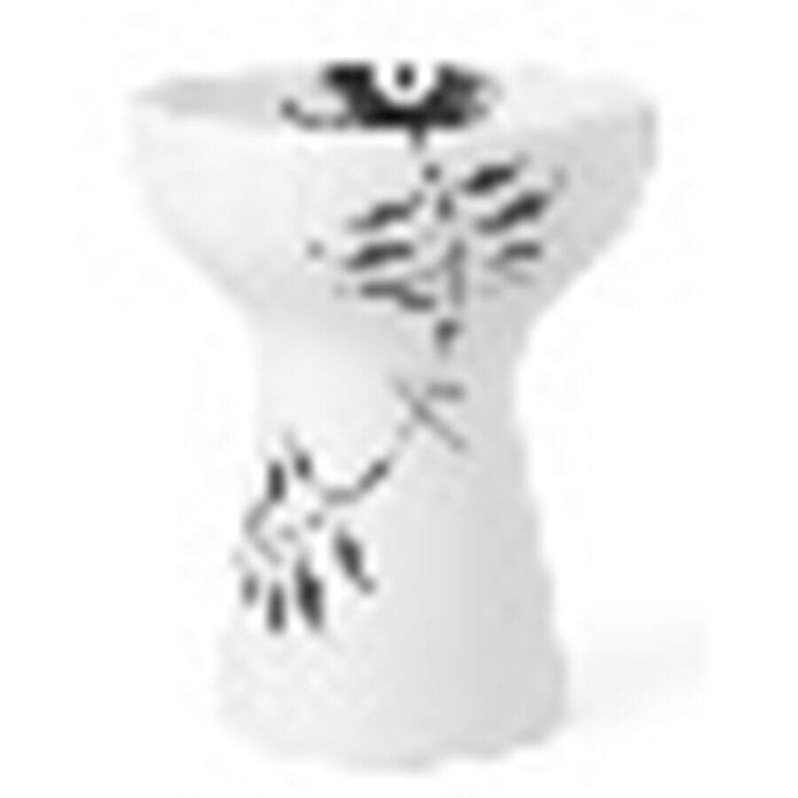 Mega Black 7" Vase by Royal Copenhagen-1