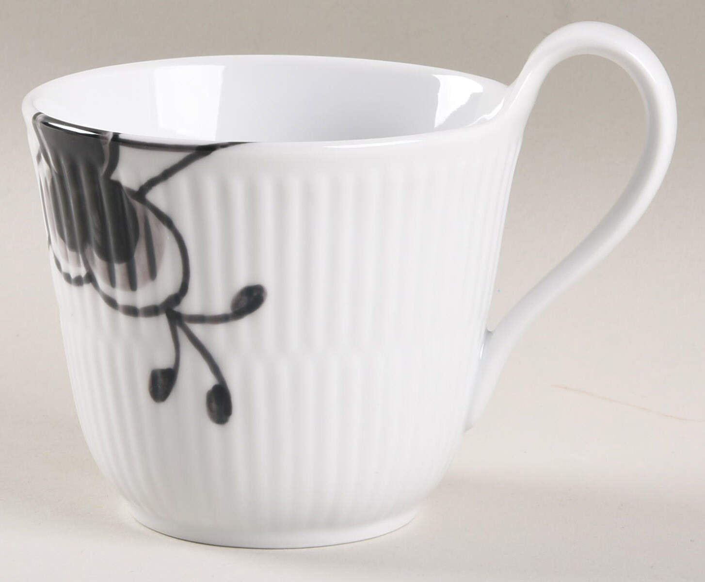 Mega Black Flat Cup by Royal Copenhagen-1