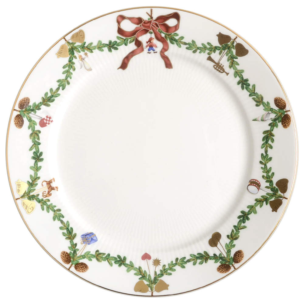Star Fluted Dinner Plate by Royal Copenhagen-1