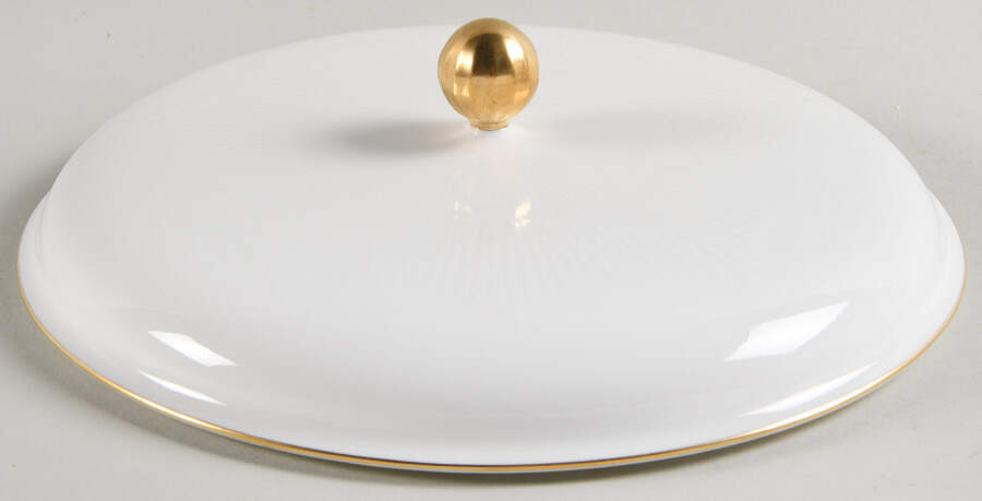 Star Fluted Lid for Round Vegetable by Royal Copenhagen-1