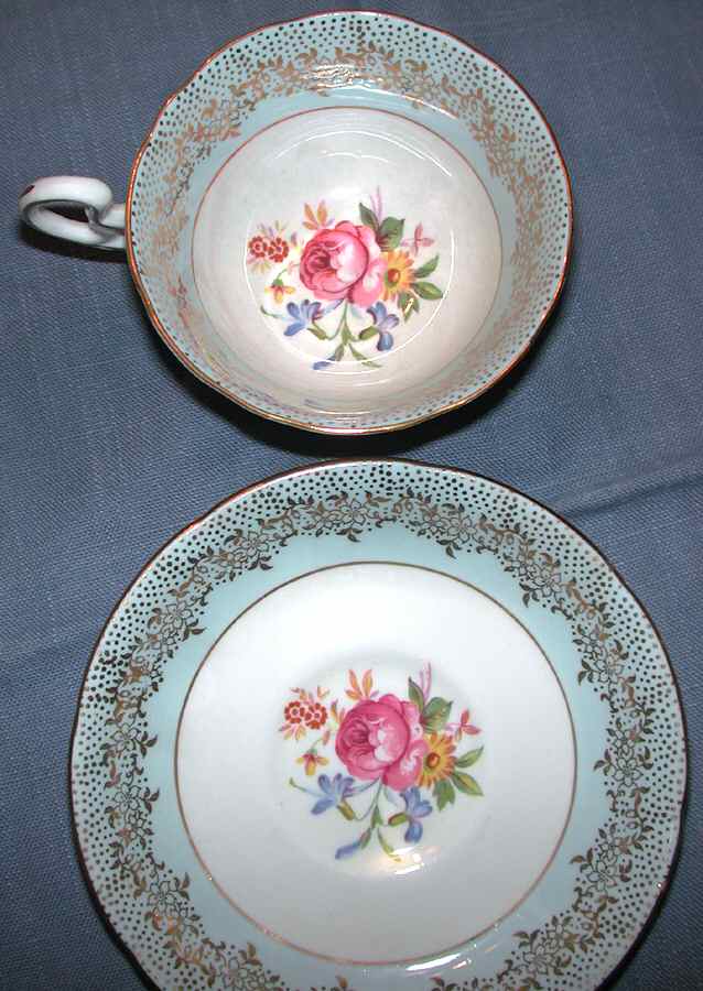 6999 Footed Cup & Saucer Set by Royal Grafton-1