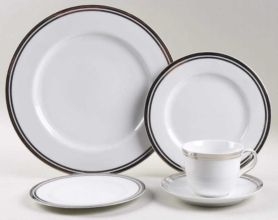 Pure Platinum 5 Piece Place Setting by Royal Doulton-1