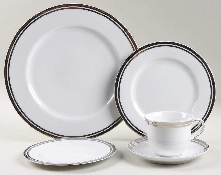 Pure Platinum 40 Piece Estate Set by Royal Doulton-1