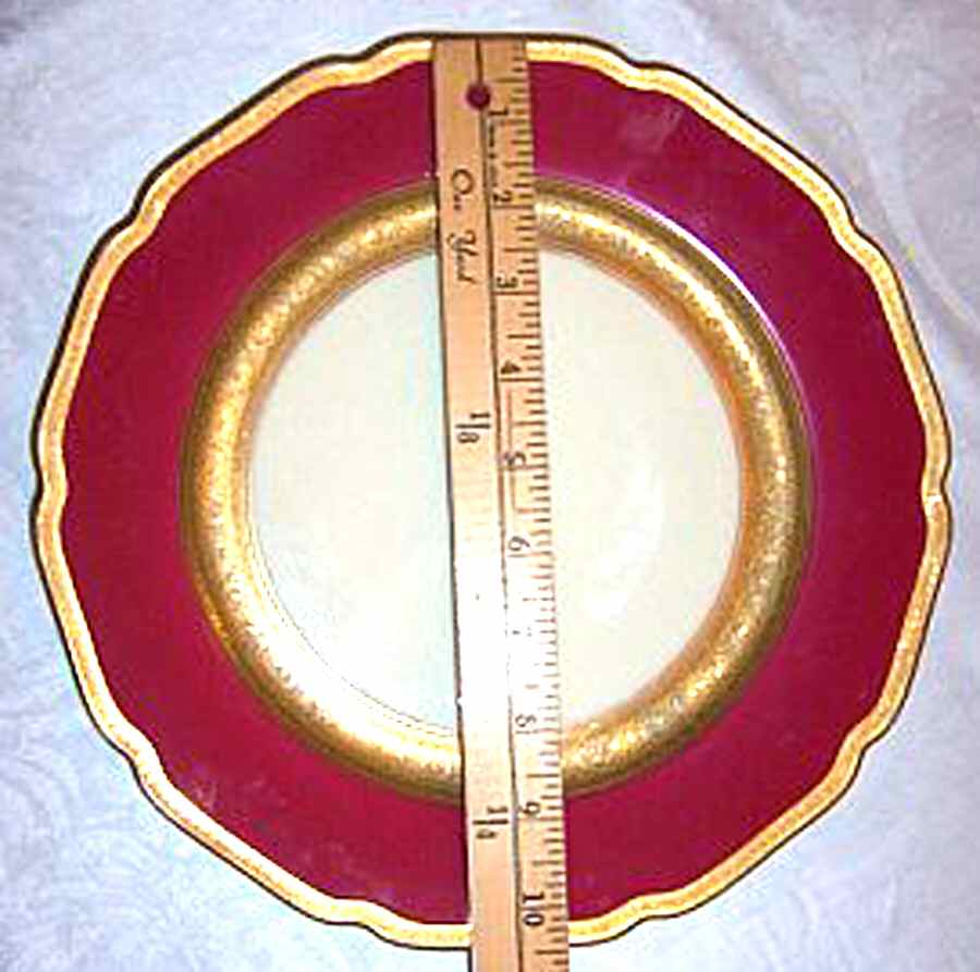 ROI64 Dinner Plate by Royal Ivory (Czech, Germany)-1
