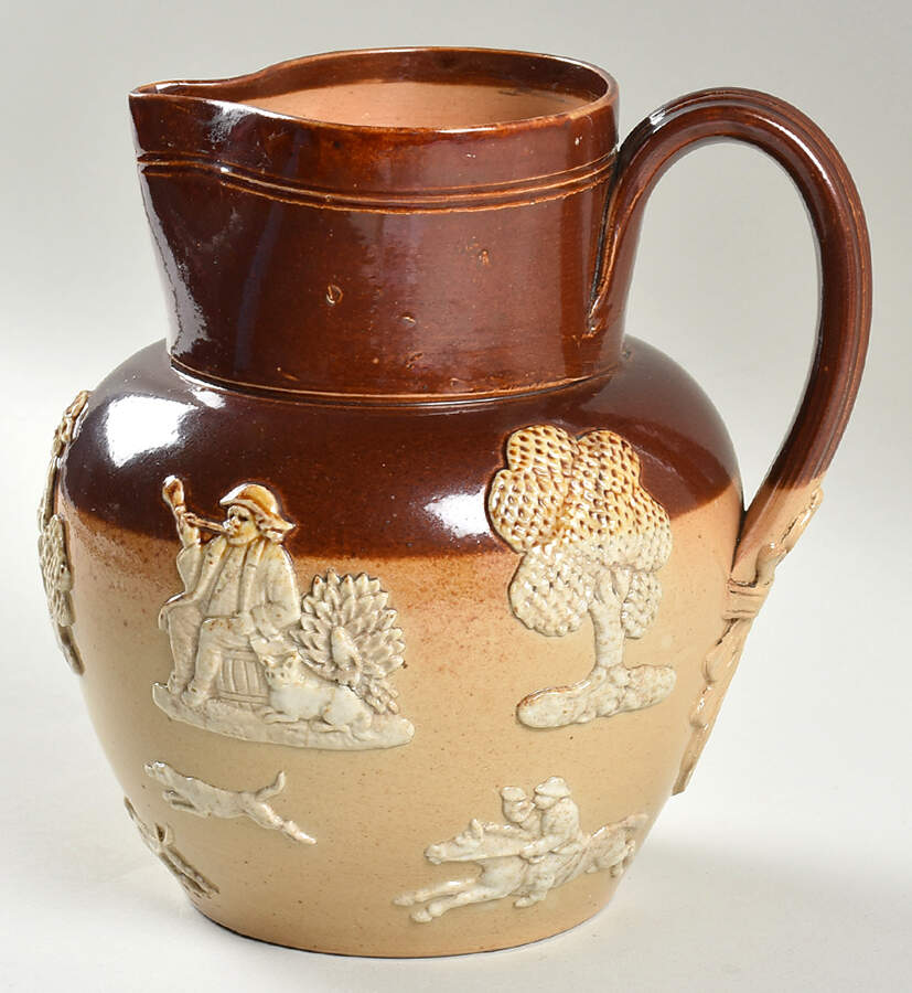 Lambeth Hunting Scene 36 Oz Jug by Royal Doulton-1