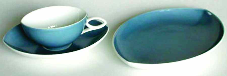 R1724 Footed Cup & Saucer Set by Rosenthal - Continental-1
