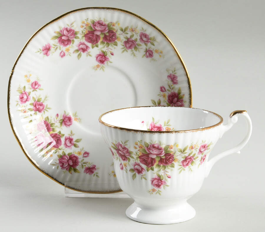 RMN2 Footed Cup & Saucer Set by Royal Minster-1