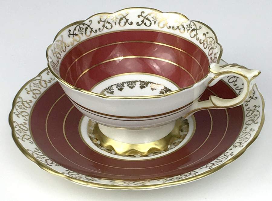RST141 Footed Cup & Saucer Set by Royal Stafford-1