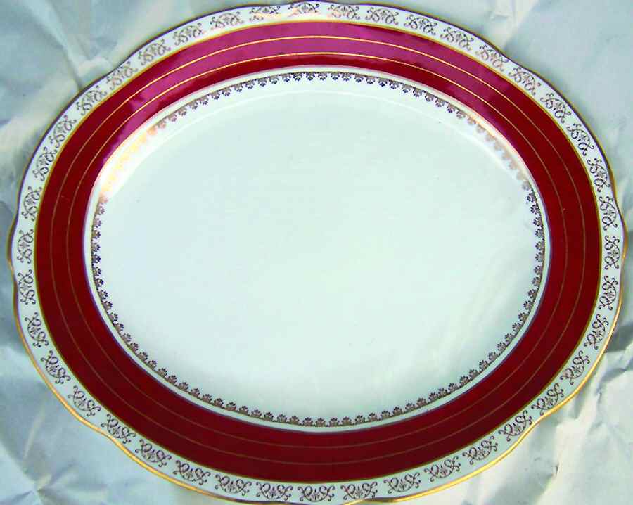 RST141 14" Oval Serving Platter by Royal Stafford-1