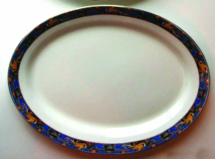 E3023 19" Oval Serving Platter by Royal Winton-1
