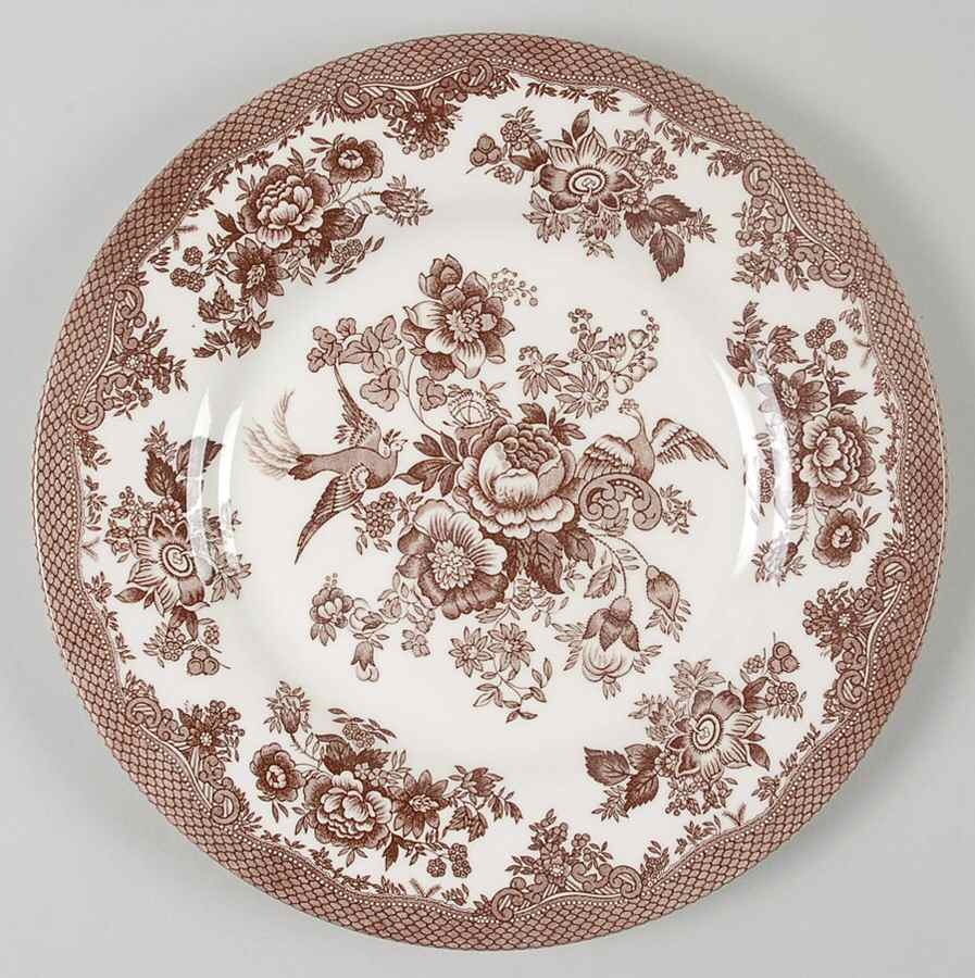 Asiatic Pheasant Brown Salad Plate by Royal Stafford-1