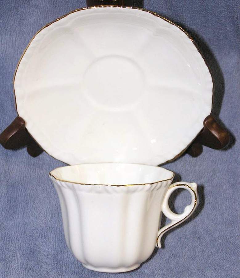 Princess Flat Cup & Saucer Set by Royal Grafton-1