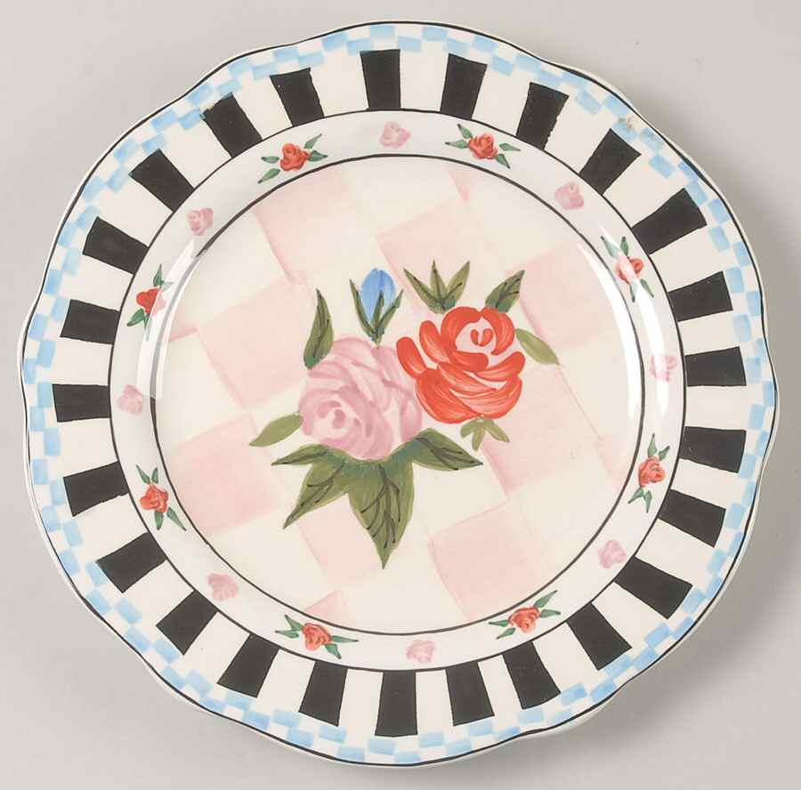 Fleurettes Collection Salad Plate by Roscher & Co-1