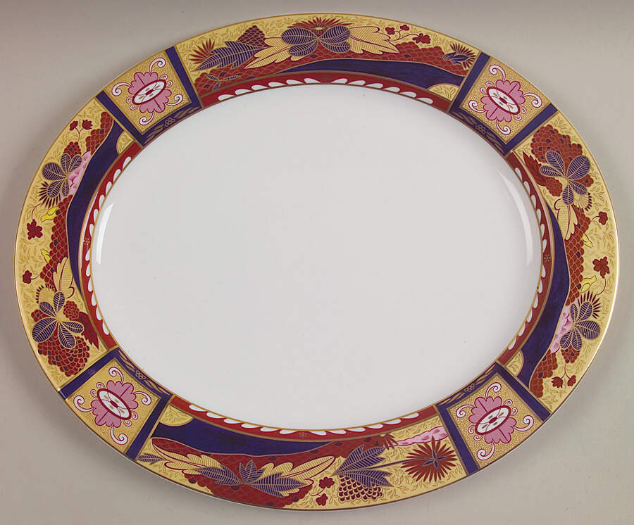 Lord Nelson Anniversary Collection 16" Oval Serving Platter by Royal Worcester-1