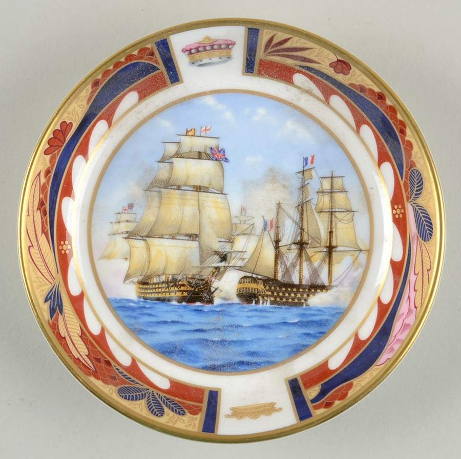 Lord Nelson Anniversary Collection Coaster by Royal Worcester-1