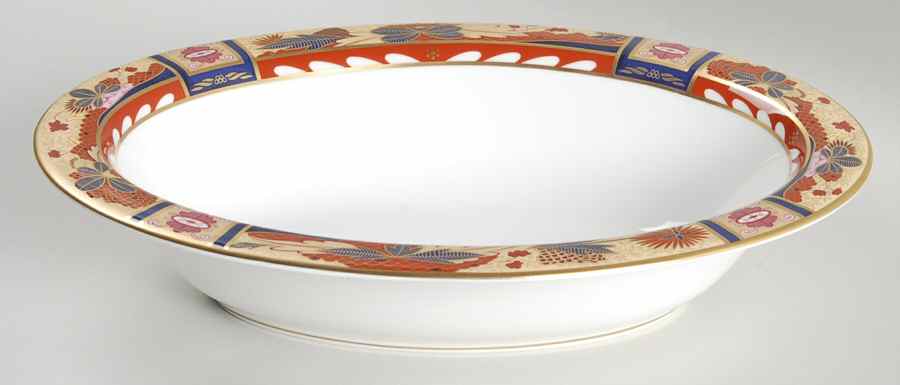 Lord Nelson Anniversary Collection 10" Oval Vegetable Bowl by Royal Worcester-1